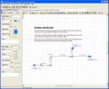 Flow through a system with a trubine
