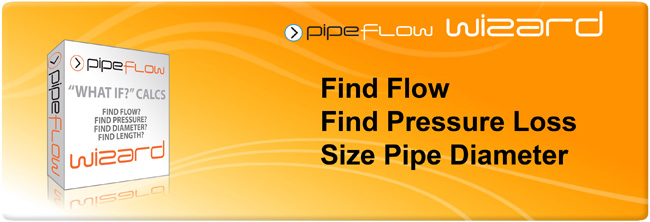 Pipe Flow Calculator, Find Pipe Flow & Pipe Pressure Drop