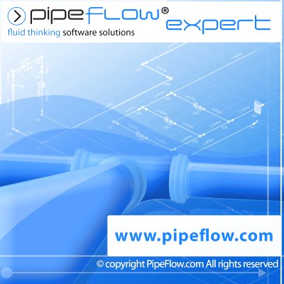 Pipe Flow Expert, Calculates flows and pressure losses through a complex pipe network.